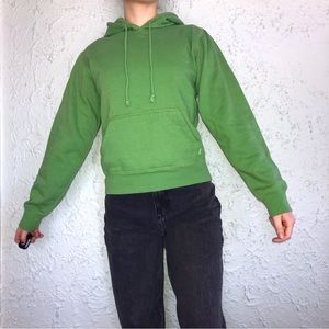 ENZA Light Green Hoodie Sweatshirt